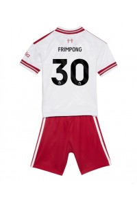 Liverpool Jeremie Frimpong #30 Babyklær Borte Fotballdrakt til barn 2026-27 Korte ermer (+ Korte bukser)